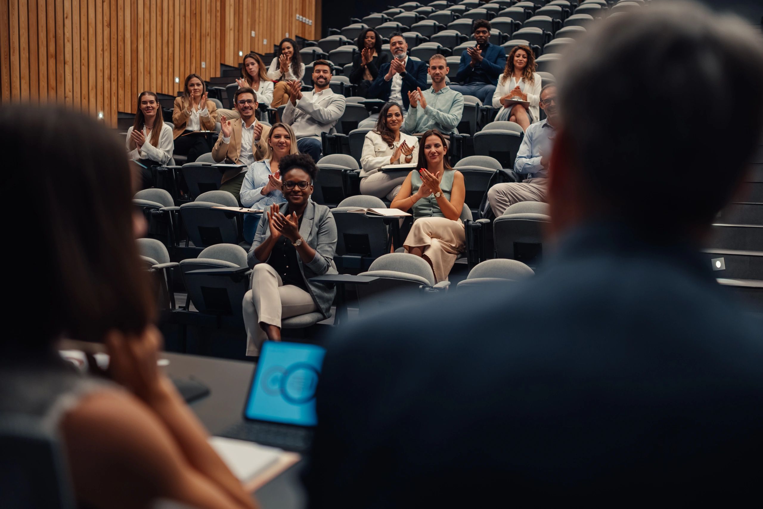 Students in lecture hall